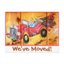 Fencepost Folks "We've Moved!" postcards by dradcliffe Fencepost Folks "We've Moved!" postcards