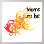 Fencers Are Hot posters