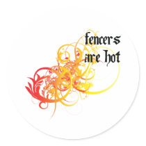 Fencers Are Hot stickers