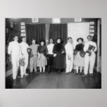 Fencers at Prof. O. Malvido's posters