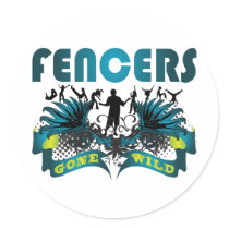 Fencers Gone Wild stickers