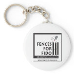 Fences For Fido Key Chain