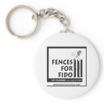 Fences For Fido Key Chain