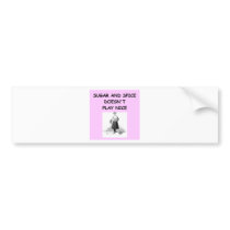 fencing bumper sticker