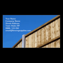 Fencing Business Card business cards