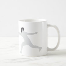 fencing coffee mug
