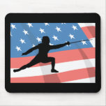 Fencing In America Mousepad