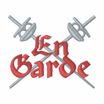 Fencing Logo embroidered shirts by ZazzleEmbroidery Fencing Logo embroidered shirts