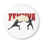 Fencing Fridge Magnet