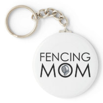 Fencing Mom Keychain