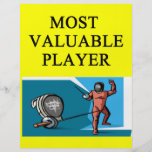 FENCING most valuable player Custom Flyer