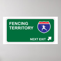 Fencing Next Exit Poster