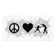 Fencing Photo Greeting Card