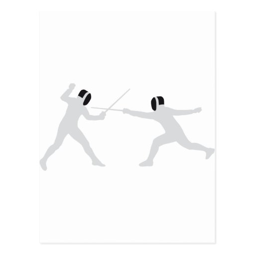 fencing post card