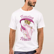 Fencing Princess t-shirts by stickfight Fencing Princess t-shirts