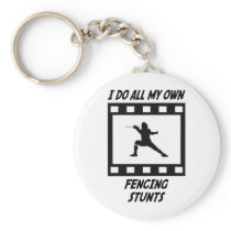 Fencing Stunts Keychains