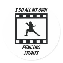 Fencing Stunts stickers