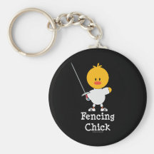FencingChick Key Chains
