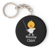 FencingChick Key Chains