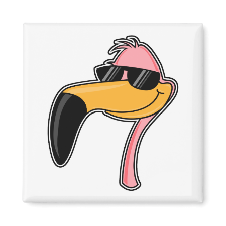 Fender Flamingo Fridge Magnets