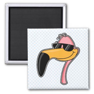 Fender Flamingo Refrigerator Magnet
