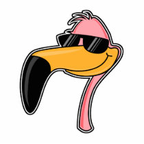 Fender Flamingo photo sculptures