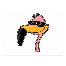 Fender Flamingo Postcard