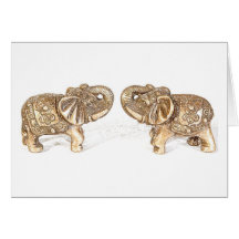 Feng Shui Double Elephant Card