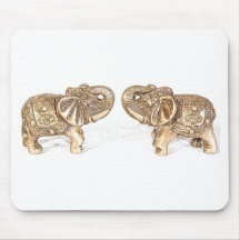 Feng Shui Double Elephant Mousepads