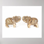 Feng Shui Double Elephant Posters