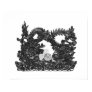 Feng Shui Dragon & Phoenix - B&W