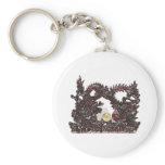 Feng Shui Dragon & Phoenix Keychains