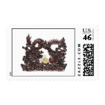 Feng Shui Dragon & Phoenix Postage Stamp