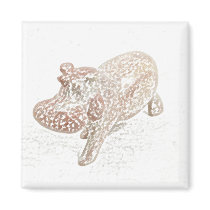 Feng Shui Hippo Refrigerator Magnet