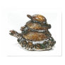 Feng Shui Triple Turtle - Gold