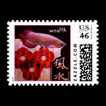 Feng Shui Wealth Postage stamps