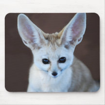 Fennec fox mouse pad