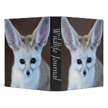 Fennec fox vinyl binder