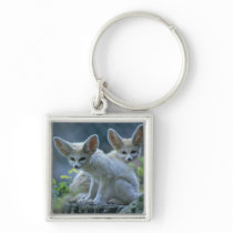 Fennek (Vulpes zerda) W�_stenfuchs, Fennec Key Chains