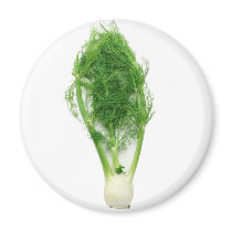 Fennel leaf and bulb fridge magnet