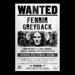 Fenrir Greyback Wanted Poster posters