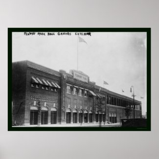 Fenway Park Boston Baseball 1914 Posters