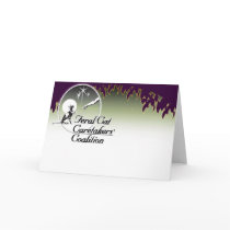 Feral cat Caretakers logo Cards