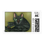 Feral cat, Don't JUST Neuter MeNURTURE Me TOO! Postage Stamps
