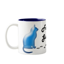 Feral Cat Guardian Blue Mug