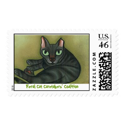 Feral Cat Postage  by FeralCat