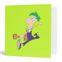 Ferb Rocking Out with Guitar binders