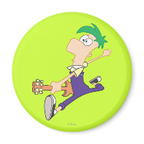 Ferb Rocking Out with Guitar magnets