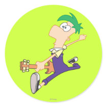 Ferb Rocking Out with Guitar stickers