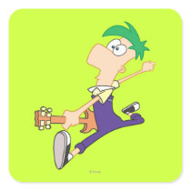Ferb Rocking Out with Guitar stickers